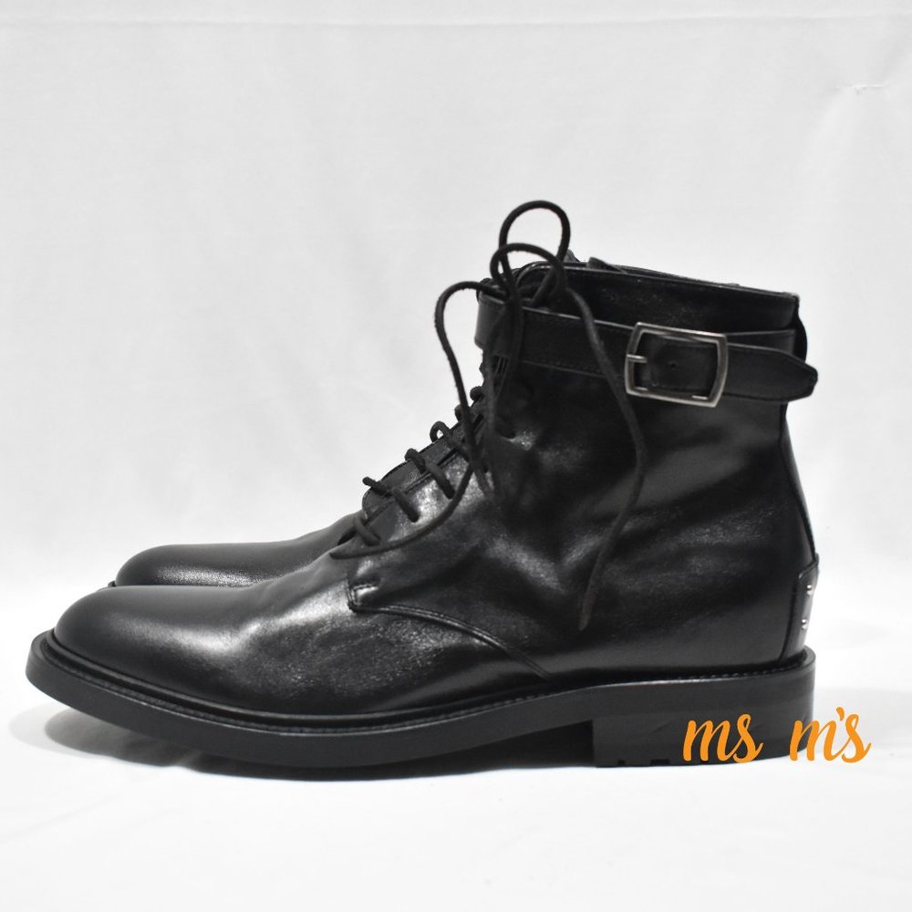 NIB Saint Laurent YSL stud buckle Leather boots - Picture 2 of 9